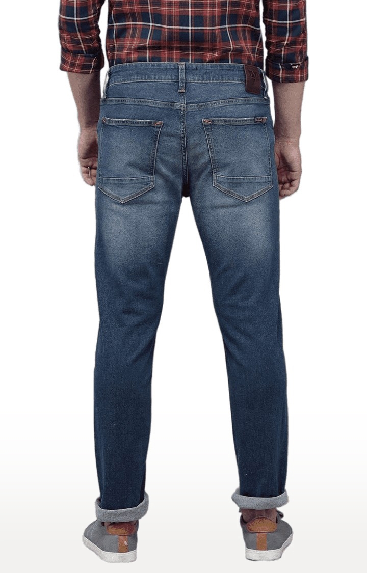Voi Jeans | Men's Blue Cotton Slim Jeans 3