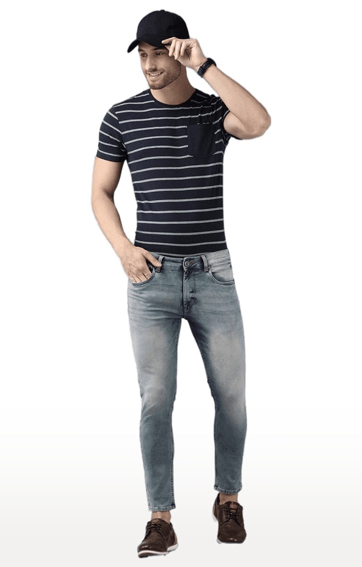 Voi Jeans | Men's Blue Polycotton Slim Jeans 1