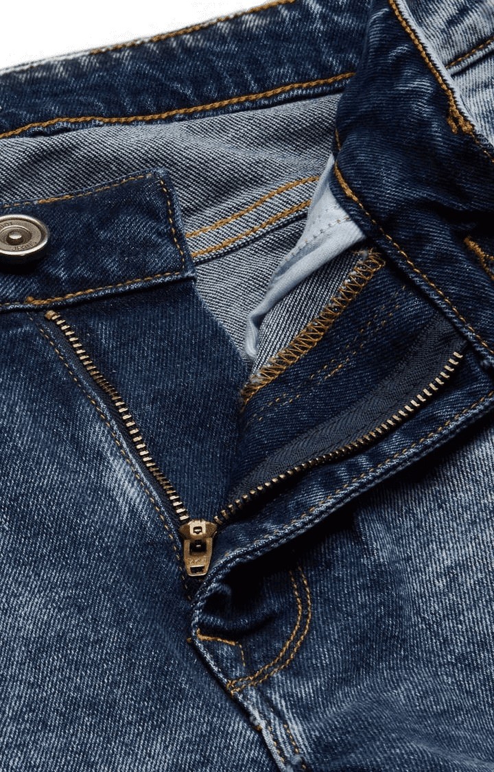 Voi Jeans | Men's Blue Cotton Skinny Jeans 5