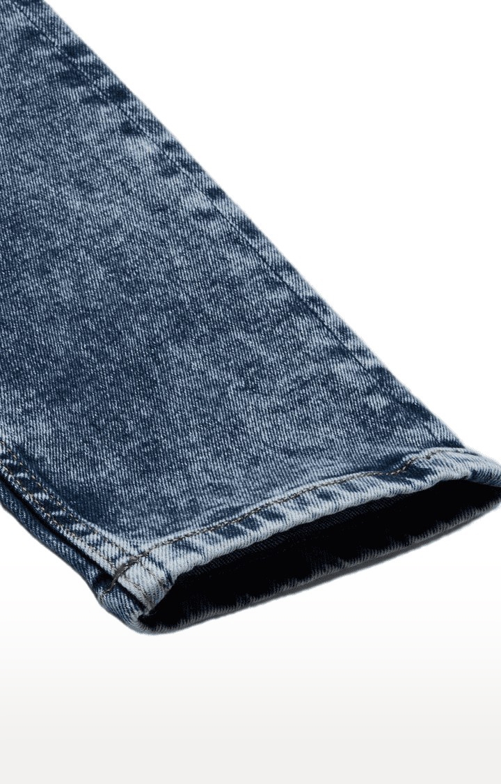Voi Jeans | Men's Blue Cotton Skinny Jeans 6