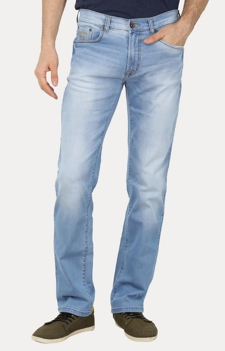 Pepe Jeans | Men Blue Denim Straight Jeans 0