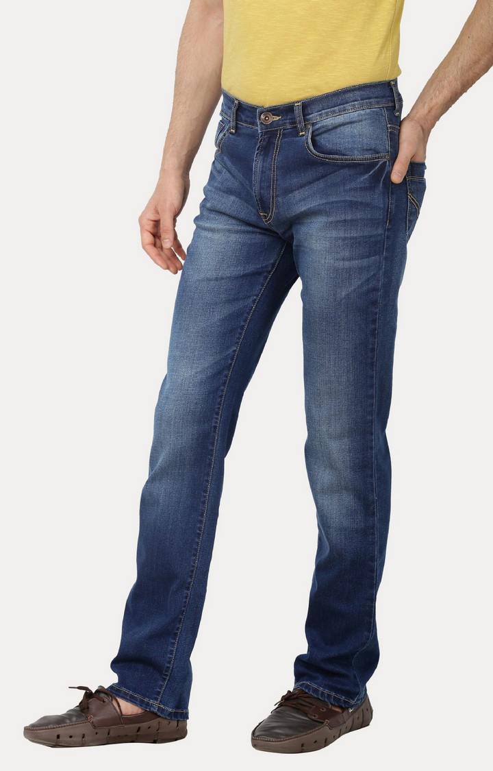 Pepe Jeans | Men Blue Denim Slim Jeans 2