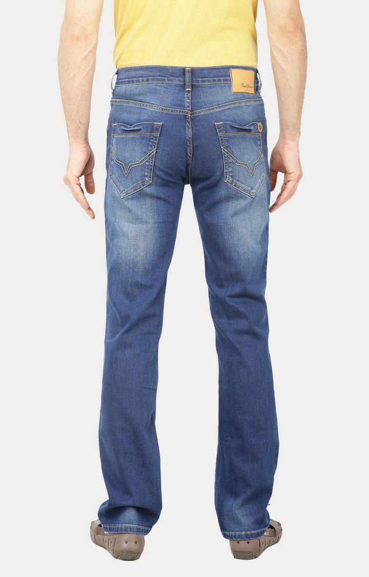 Pepe Jeans | Men Blue Denim Slim Jeans 3