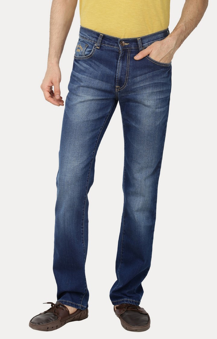 Pepe Jeans | Men Blue Denim Slim Jeans 0