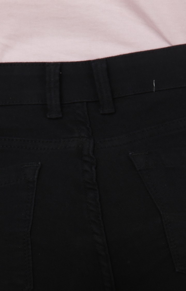 Pepe Jeans | Women's Black Cotton Skinny Jeans 4