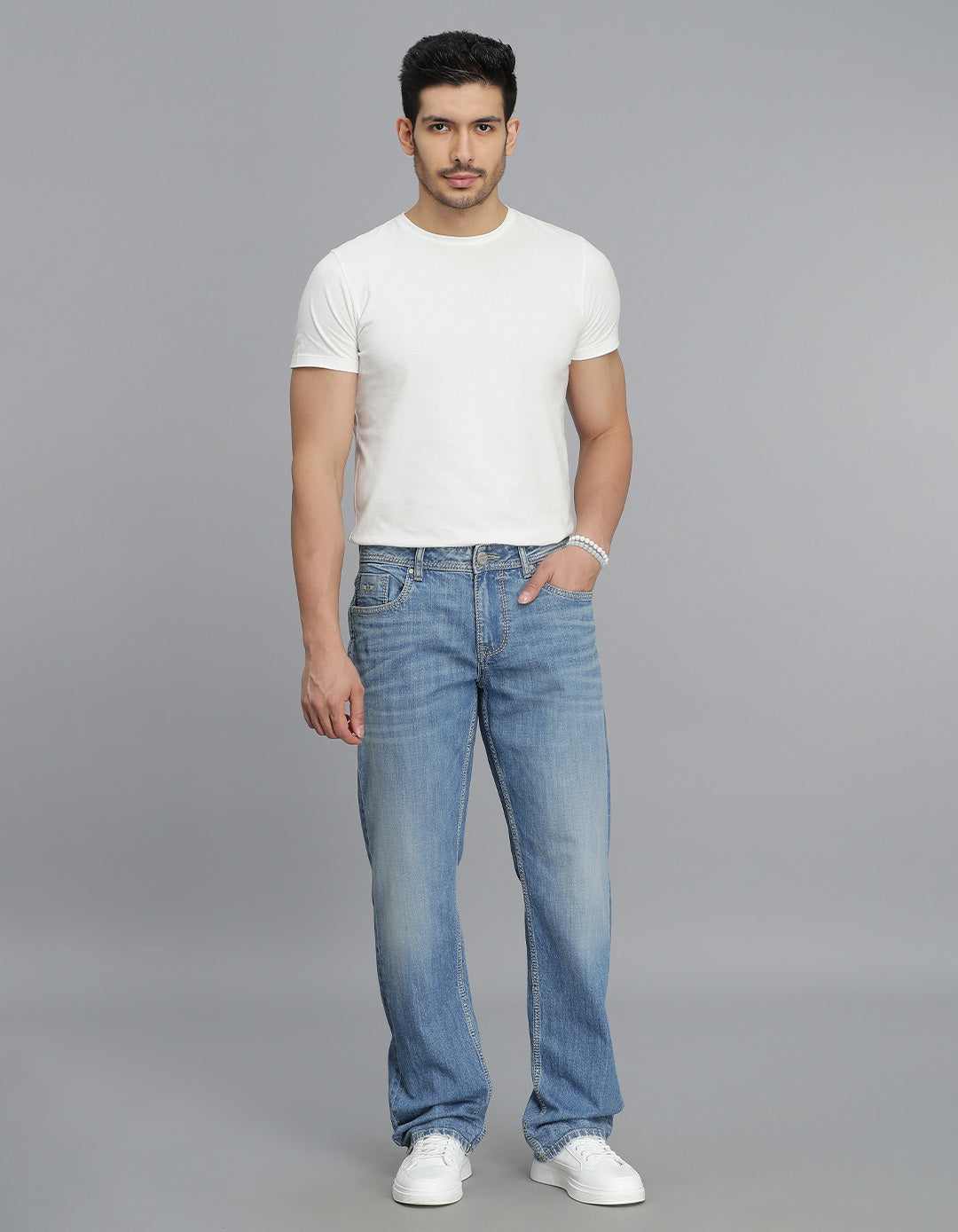 ROOKIES MENS JEANS RJ6079 MED BLUE