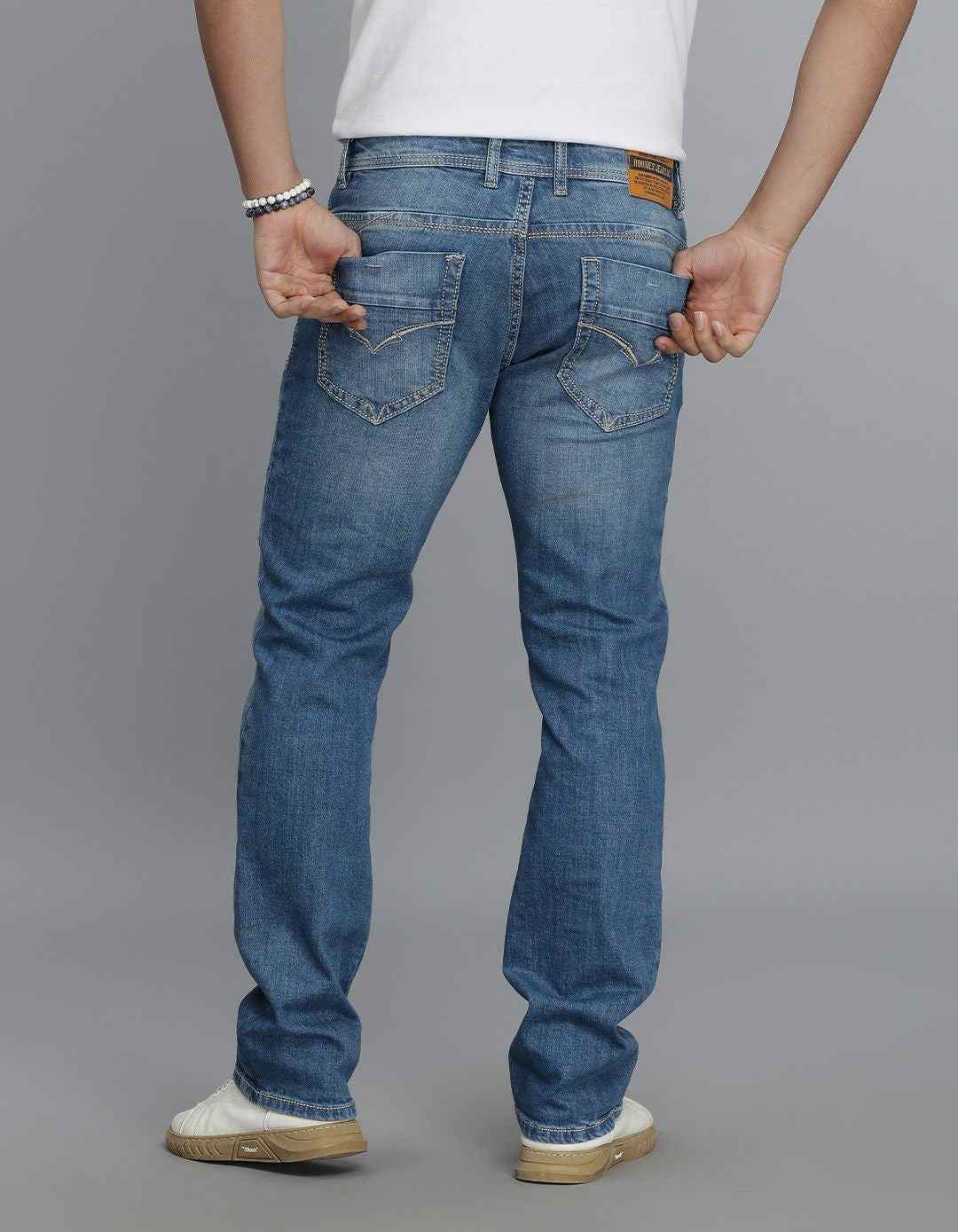 ROOKIES MENS JEANS RJ6098 MED BLUE