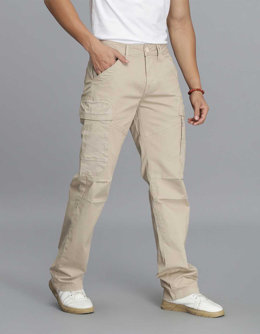 ROOKIES MENS CARGO RJCP1305 LT KHAKI