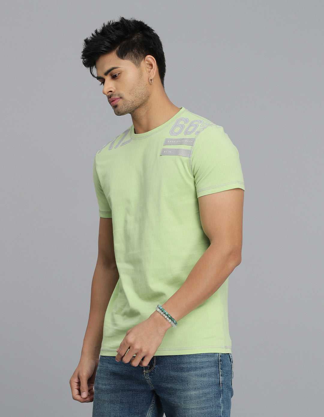 ROOKIES MENS T-SHIRT H/S RJTS2539B MINT GREEN