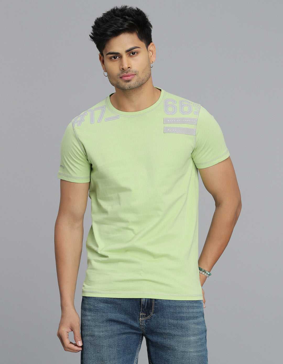 ROOKIES MENS T-SHIRT H/S RJTS2539B MINT GREEN