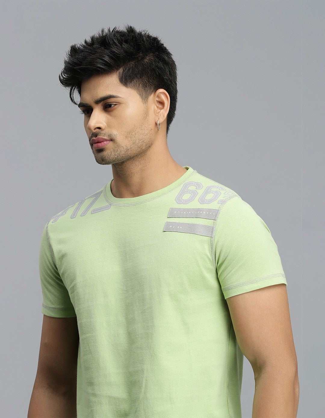 ROOKIES MENS T-SHIRT H/S RJTS2539B MINT GREEN