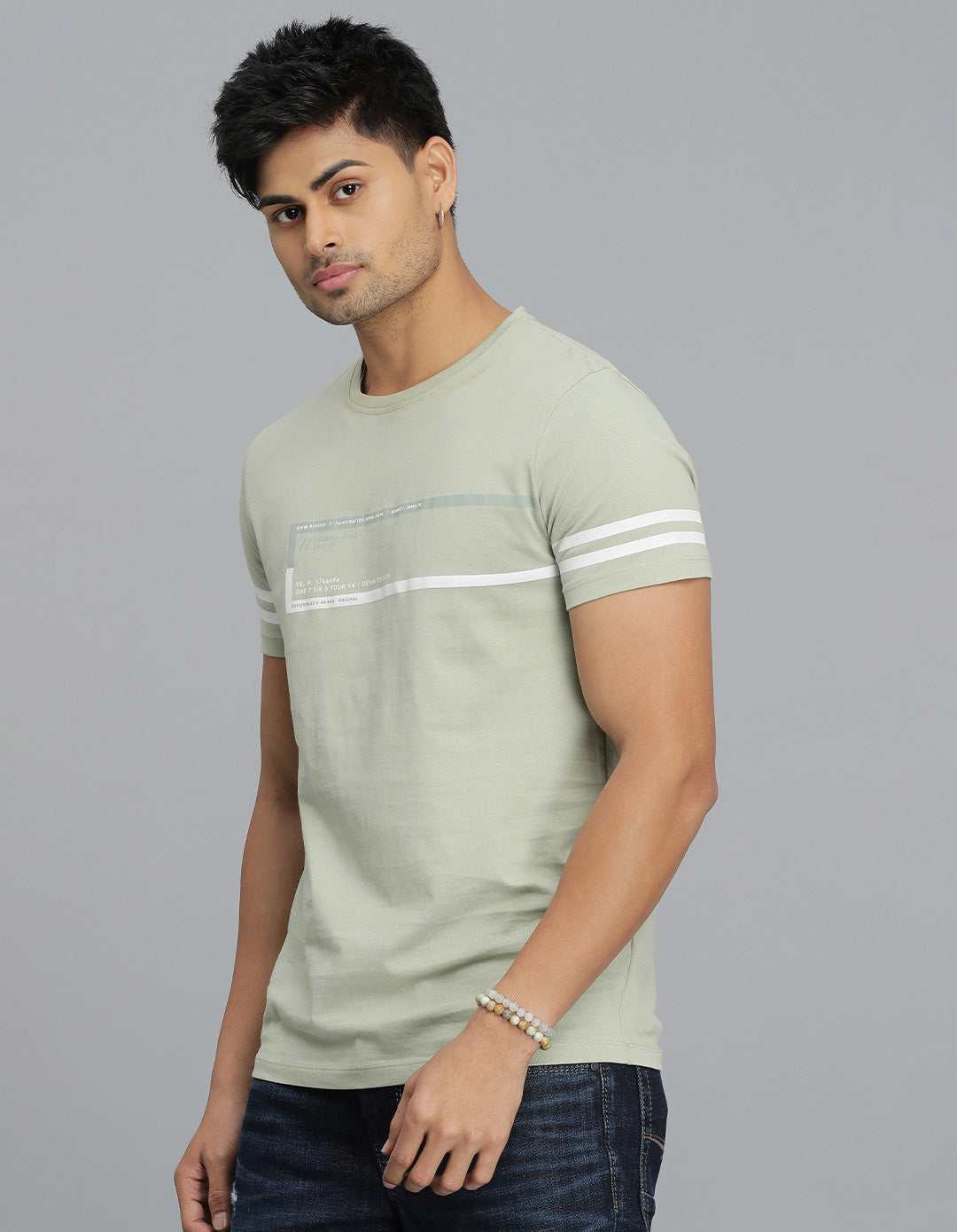 ROOKIES MENS T-SHIRT H/S RJTS2533B LT GREEN
