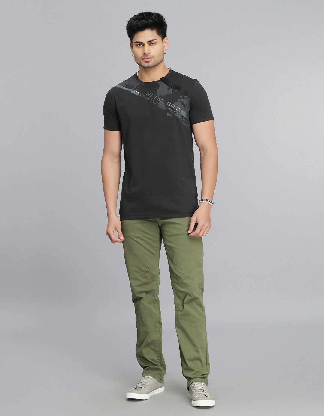 ROOKIES MENS T-SHIRT H/S RJTS2534B BLACK