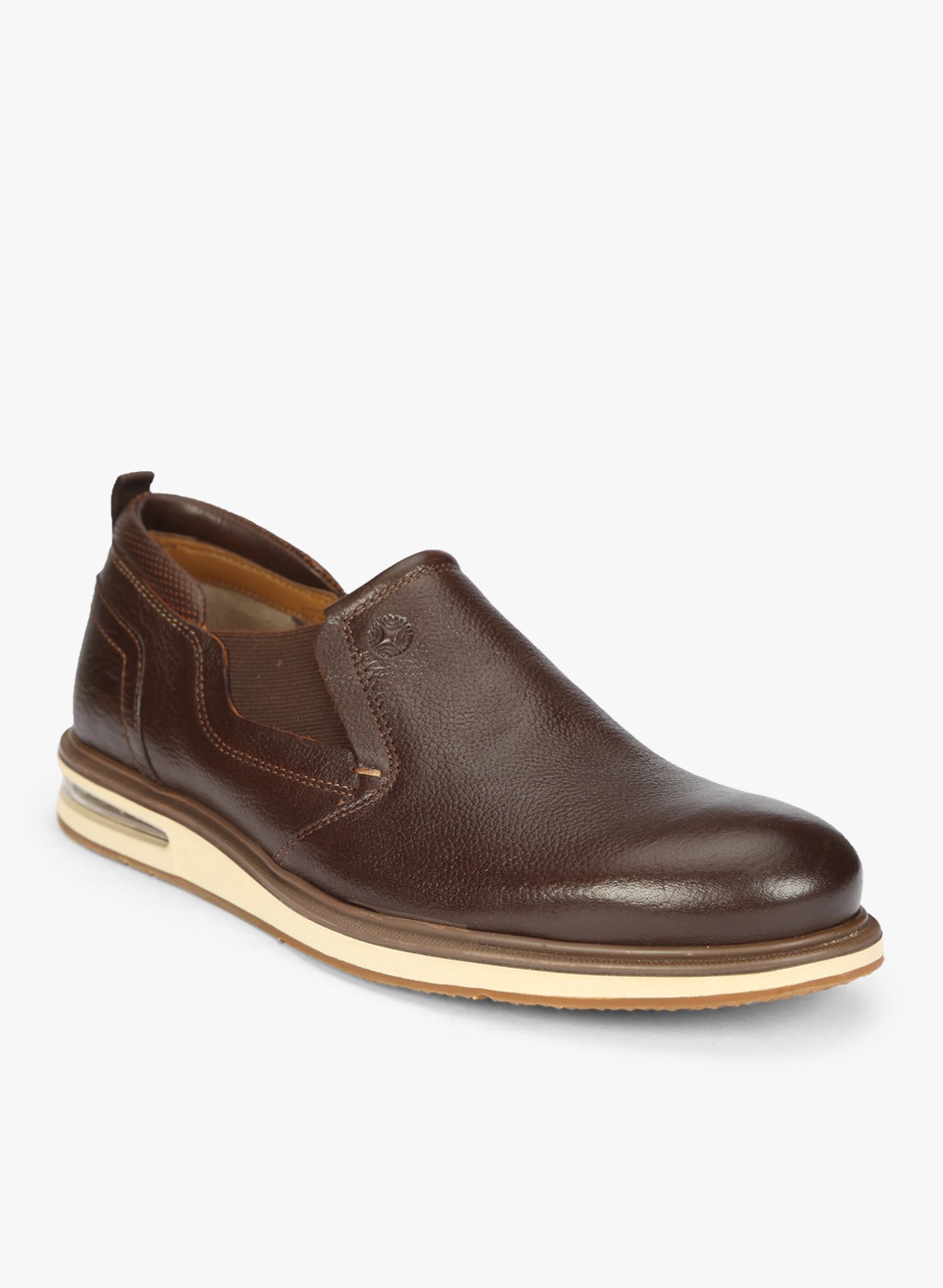 Ruosh Mens Brown Casual Slip On