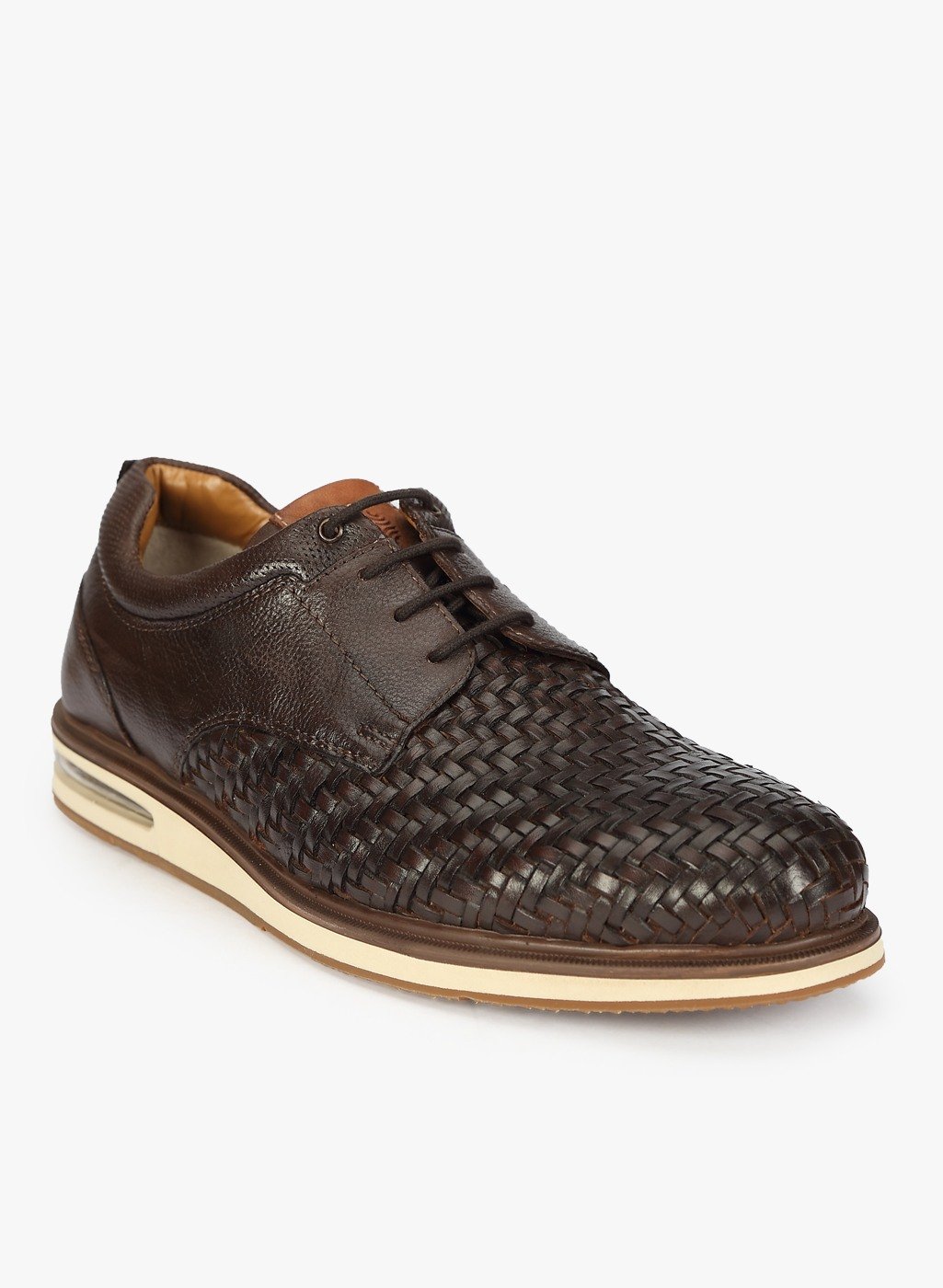 Ruosh Mens Brown Casual Lace Up