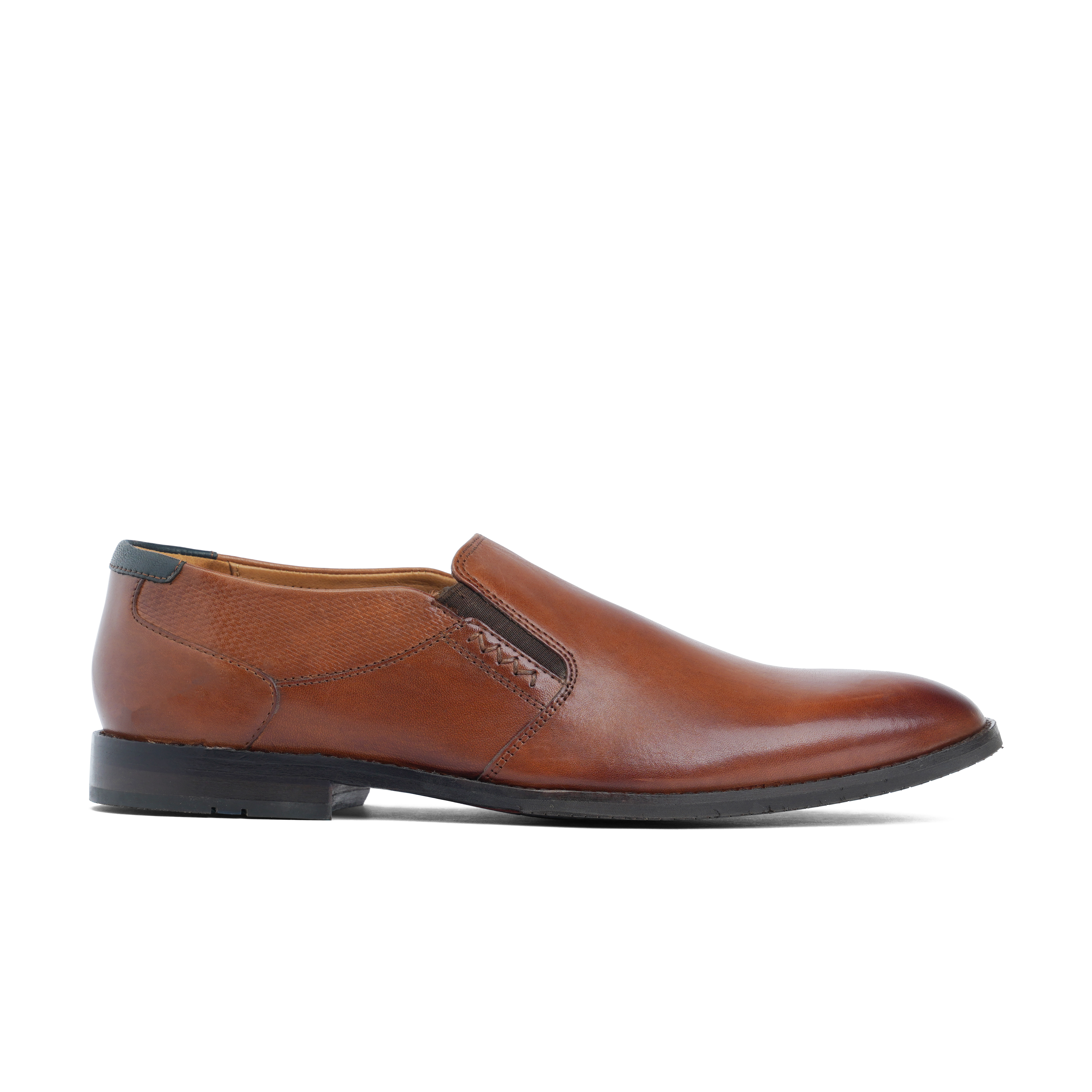 Tan Formal Slip-ons