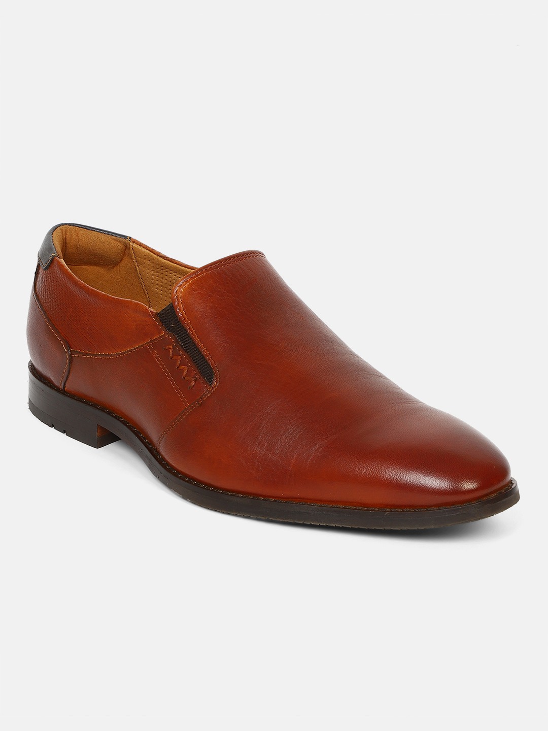 Tan Formal Slip-ons