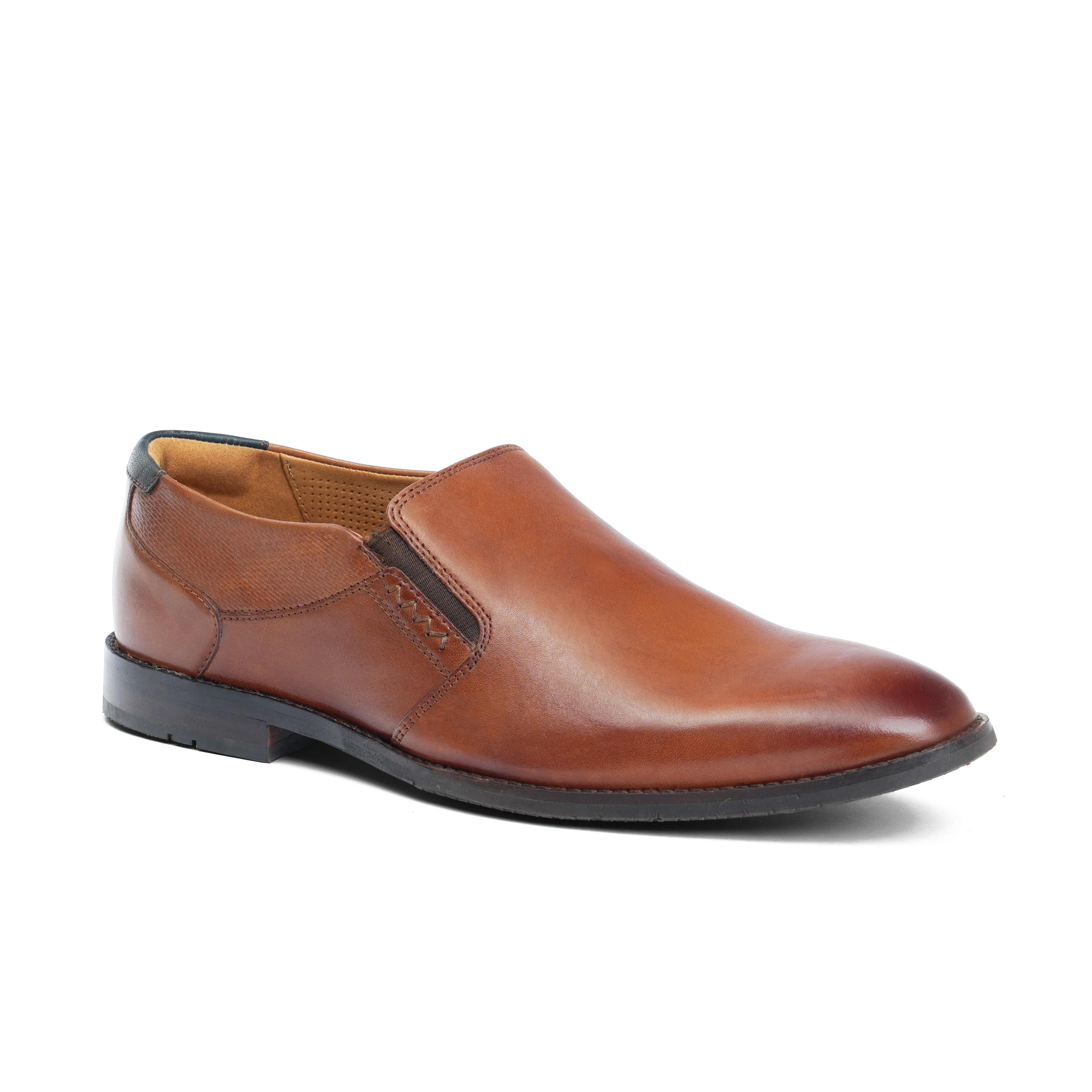 Tan Formal Slip-ons