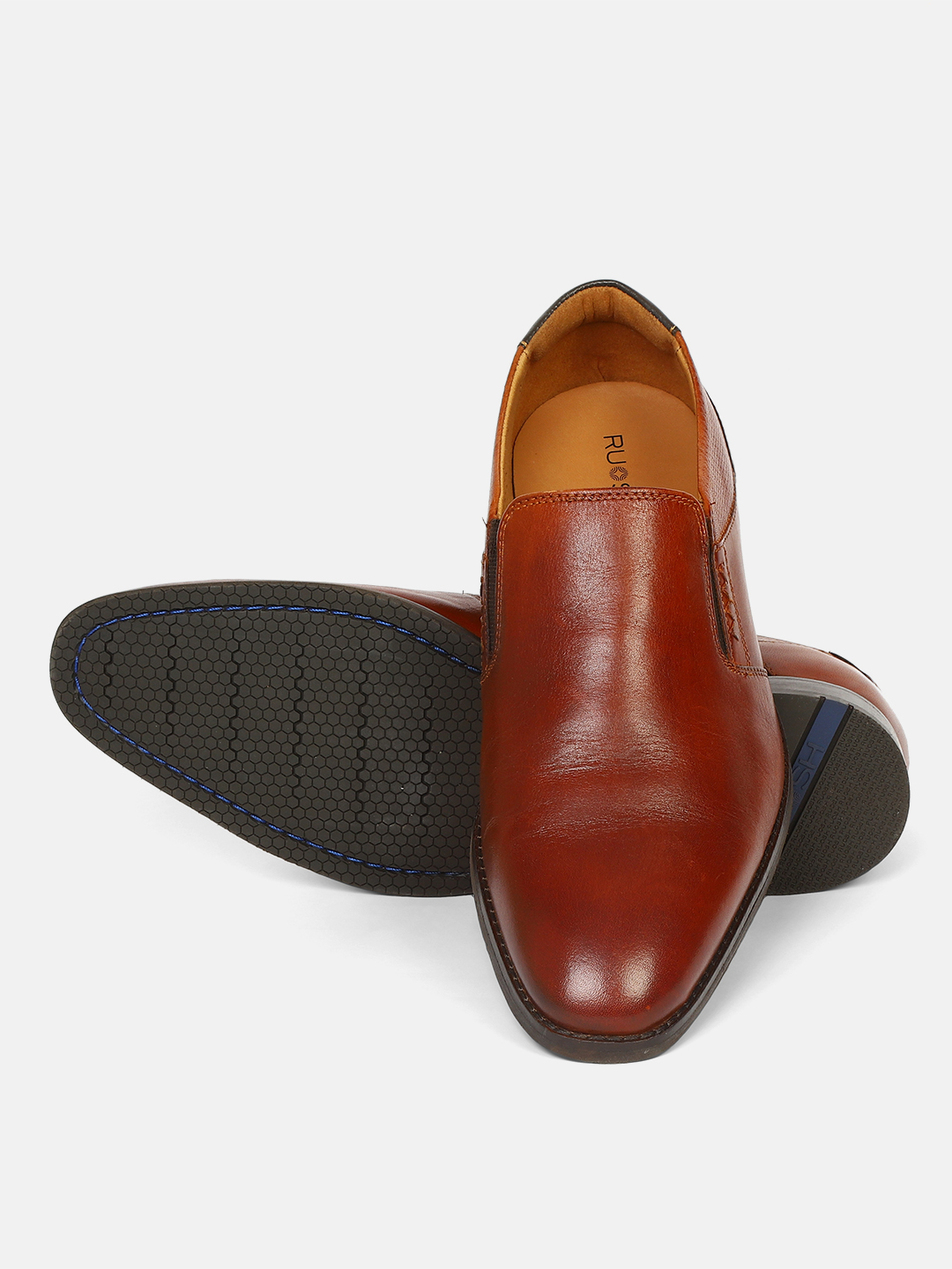 Tan Formal Slip-ons