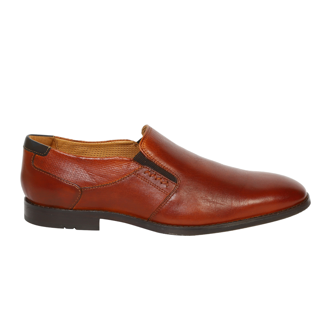 Tan Formal Slip-ons
