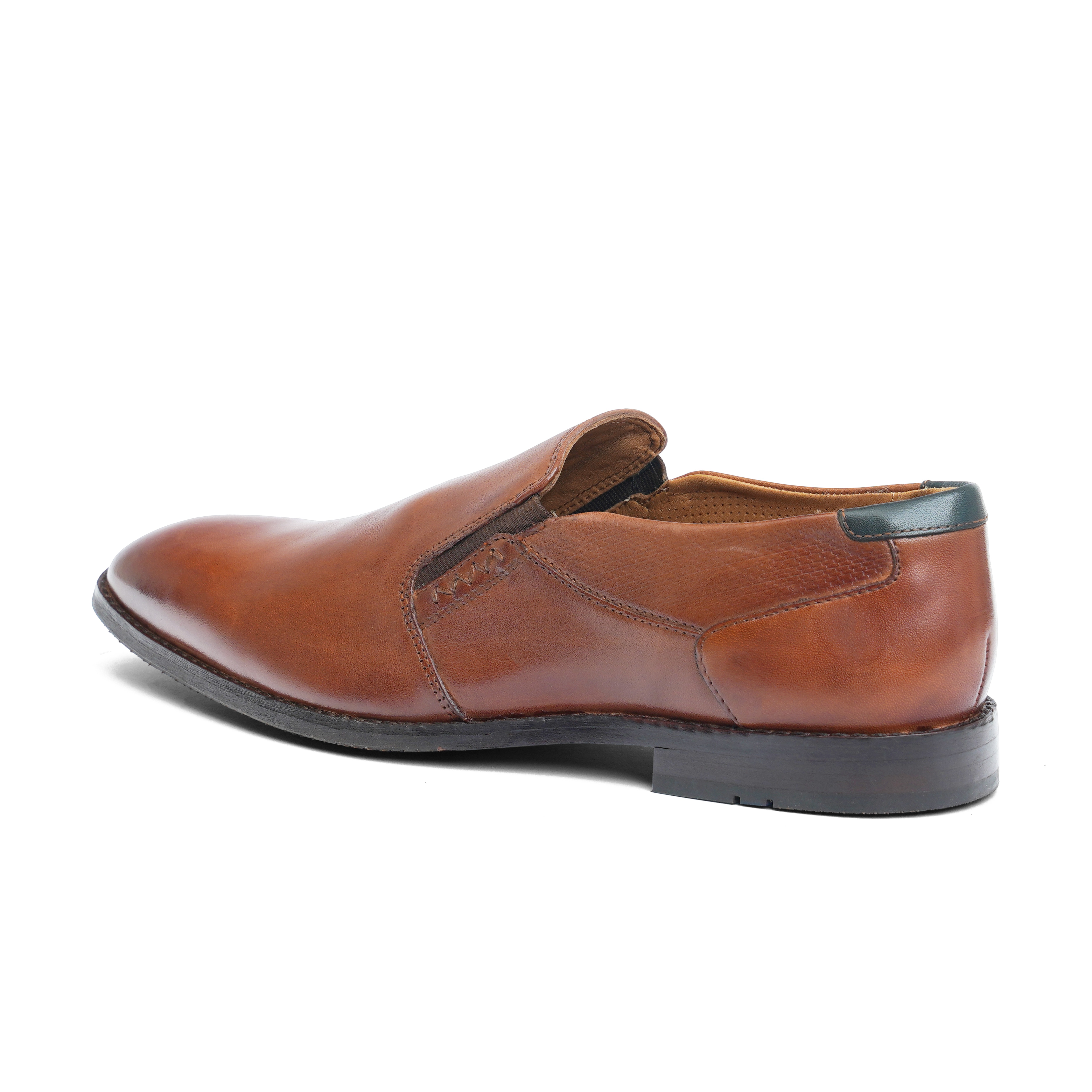 Tan Formal Slip-ons