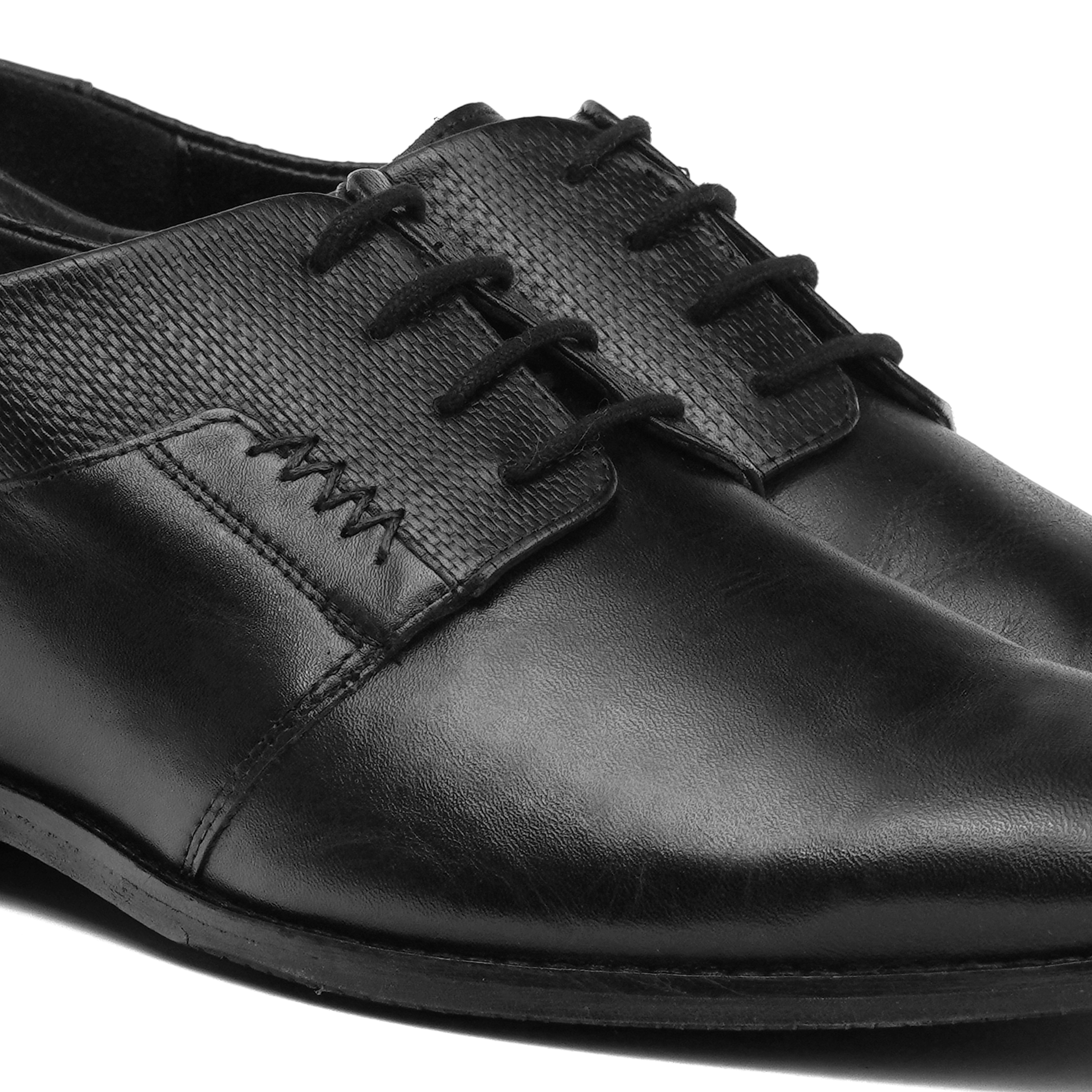 Ruosh | Black Derby Shoes 6