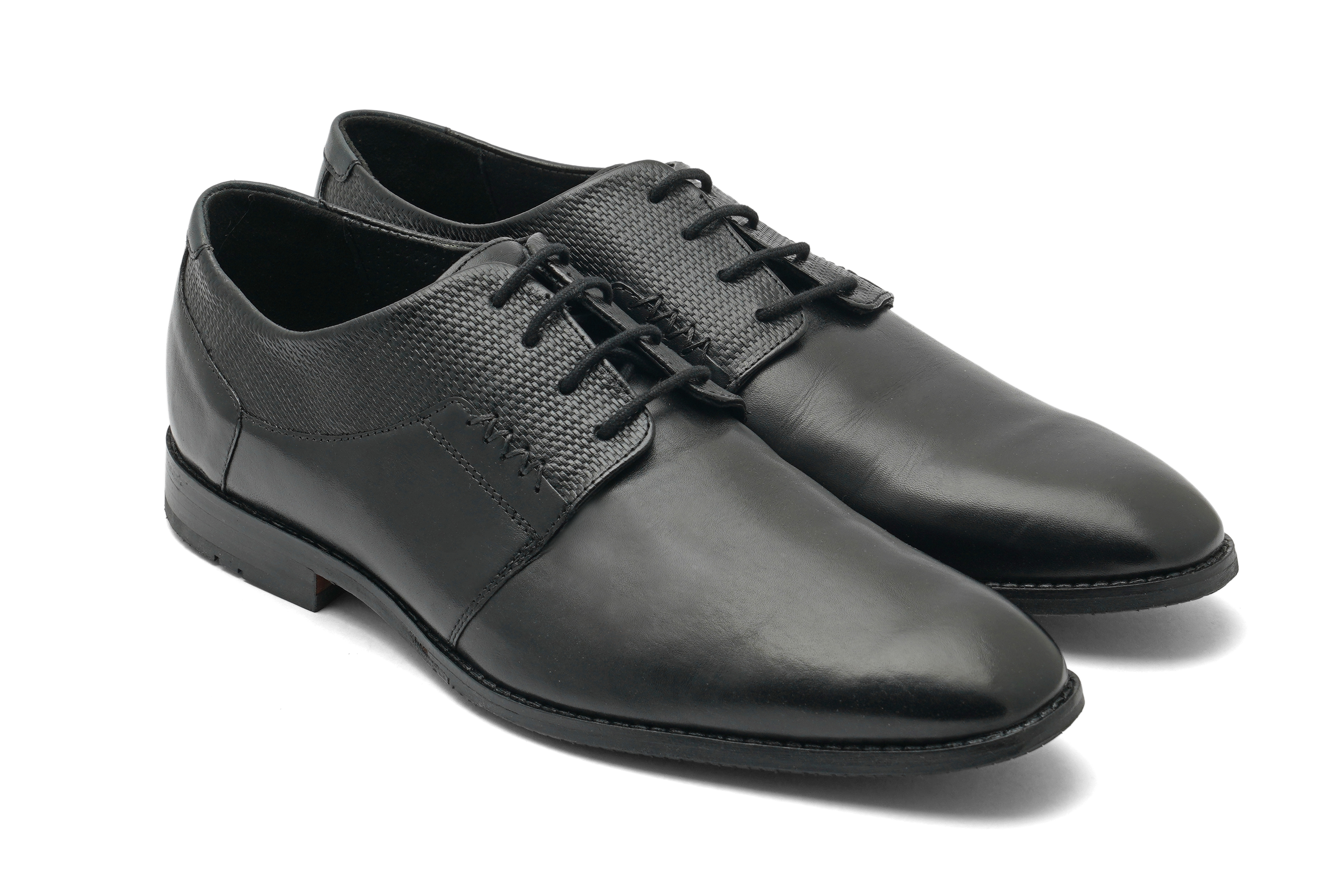 Ruosh | Black Derby Shoes 2