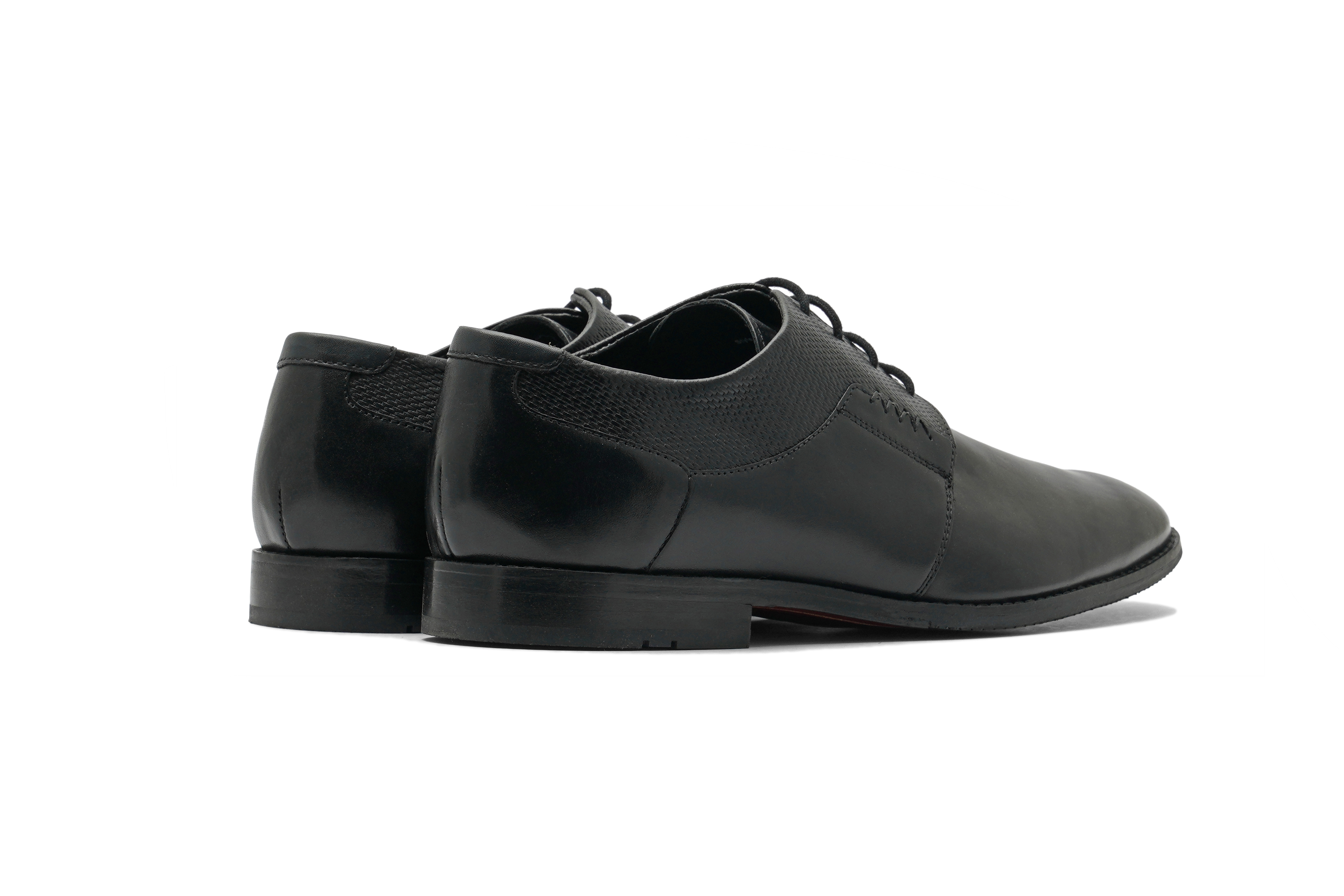 Ruosh | Black Derby Shoes 4