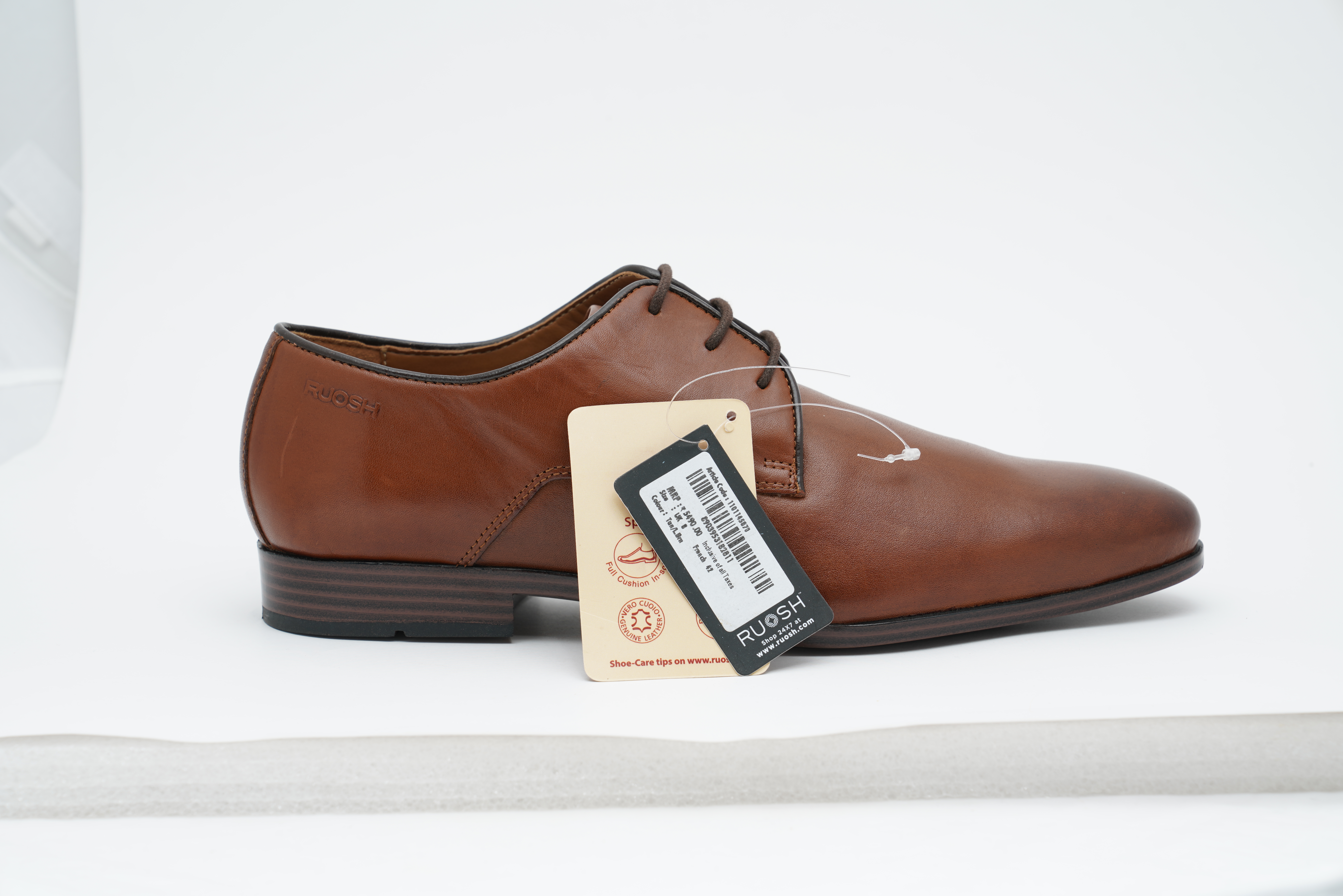 Tan Derby Shoes