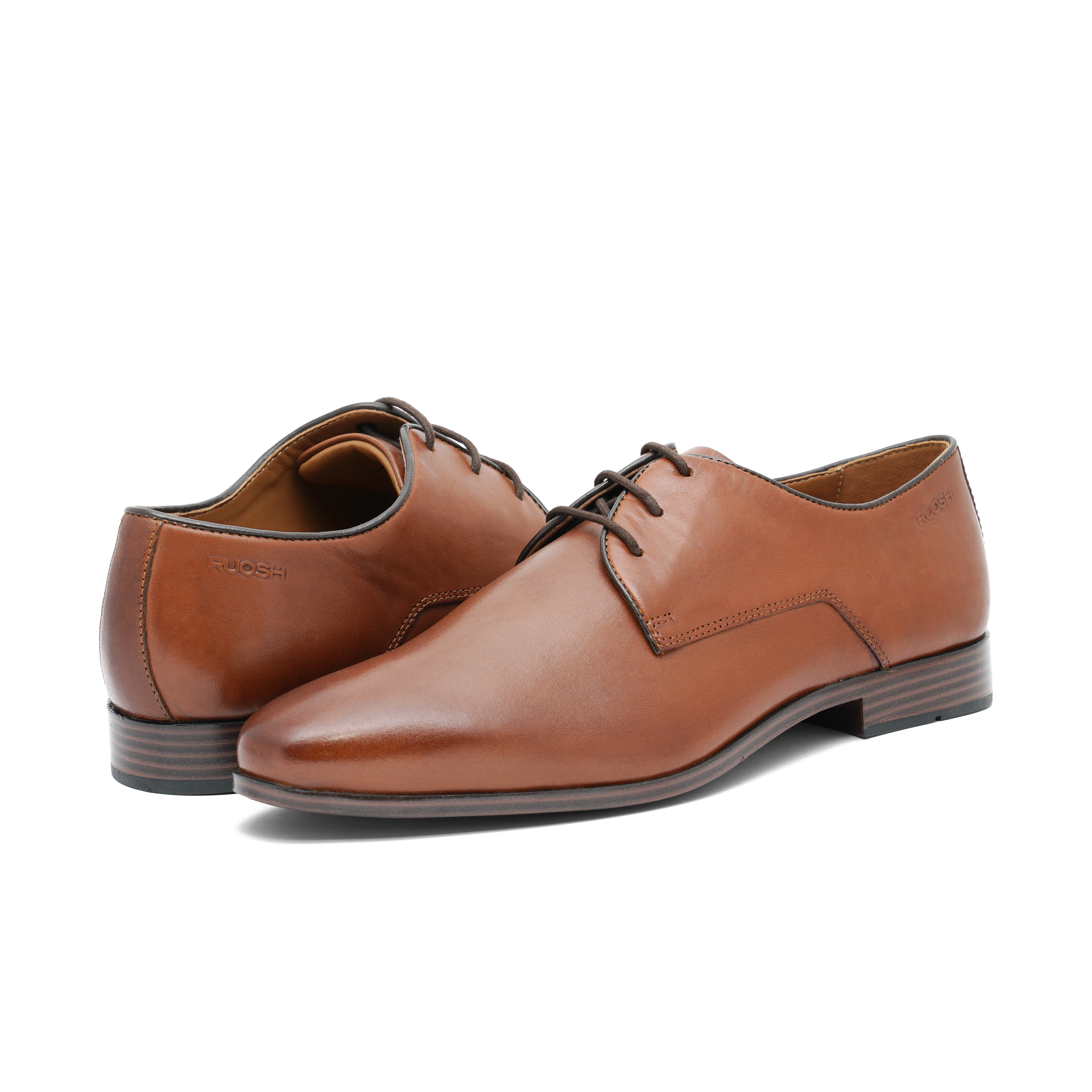 Tan Derby Shoes