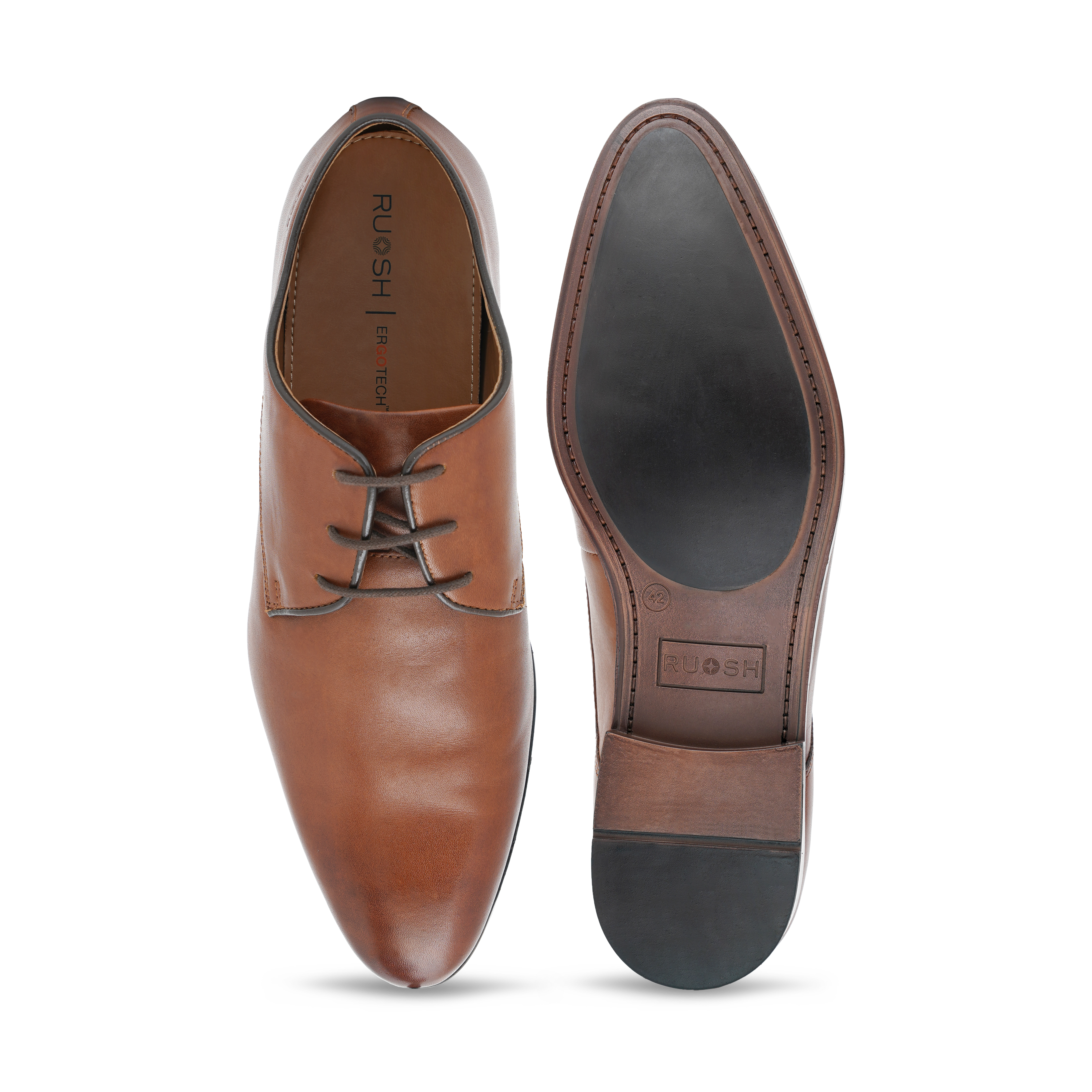 Tan Derby Shoes