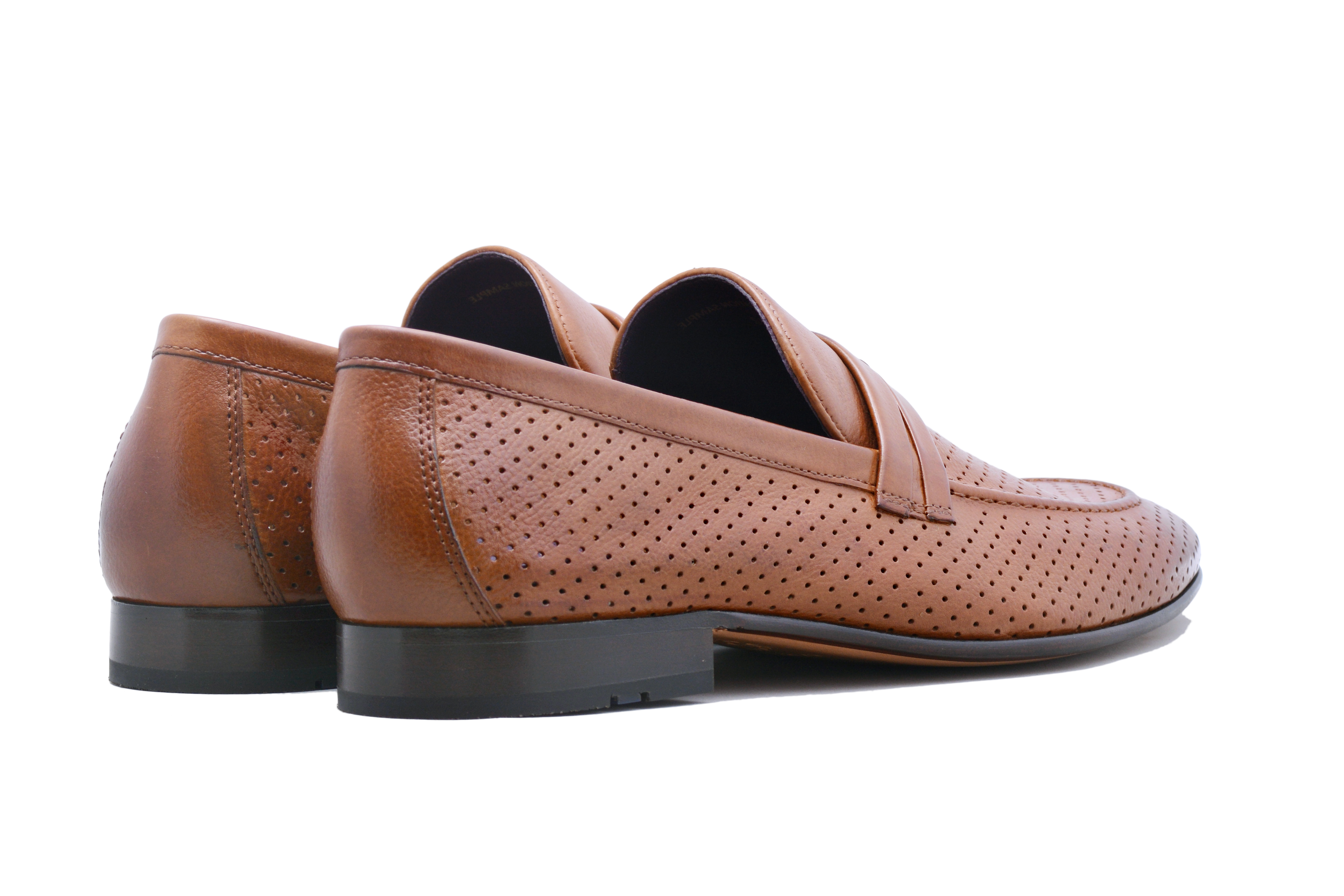 Tan Formal Slip-ons
