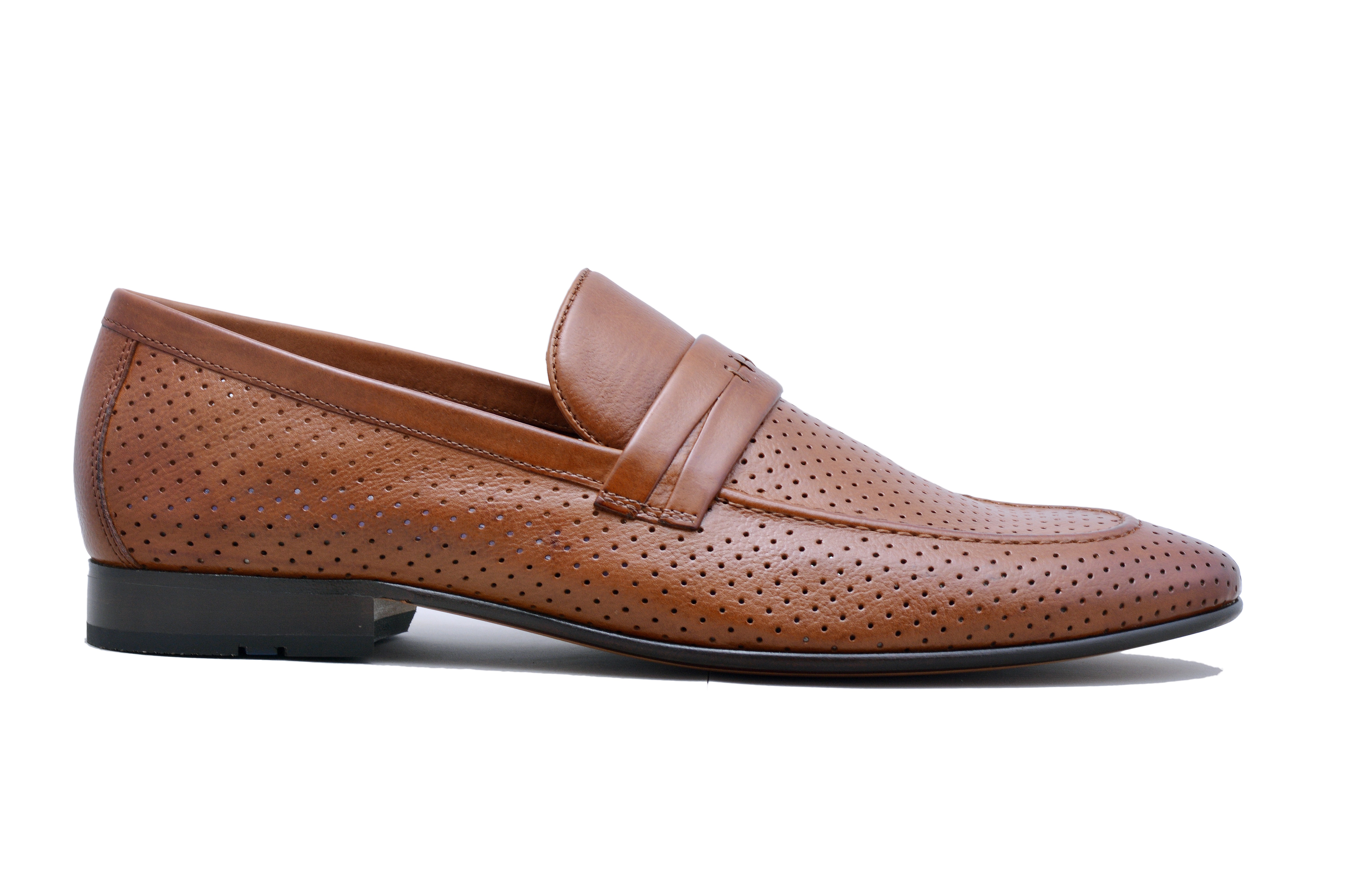 Tan Formal Slip-ons