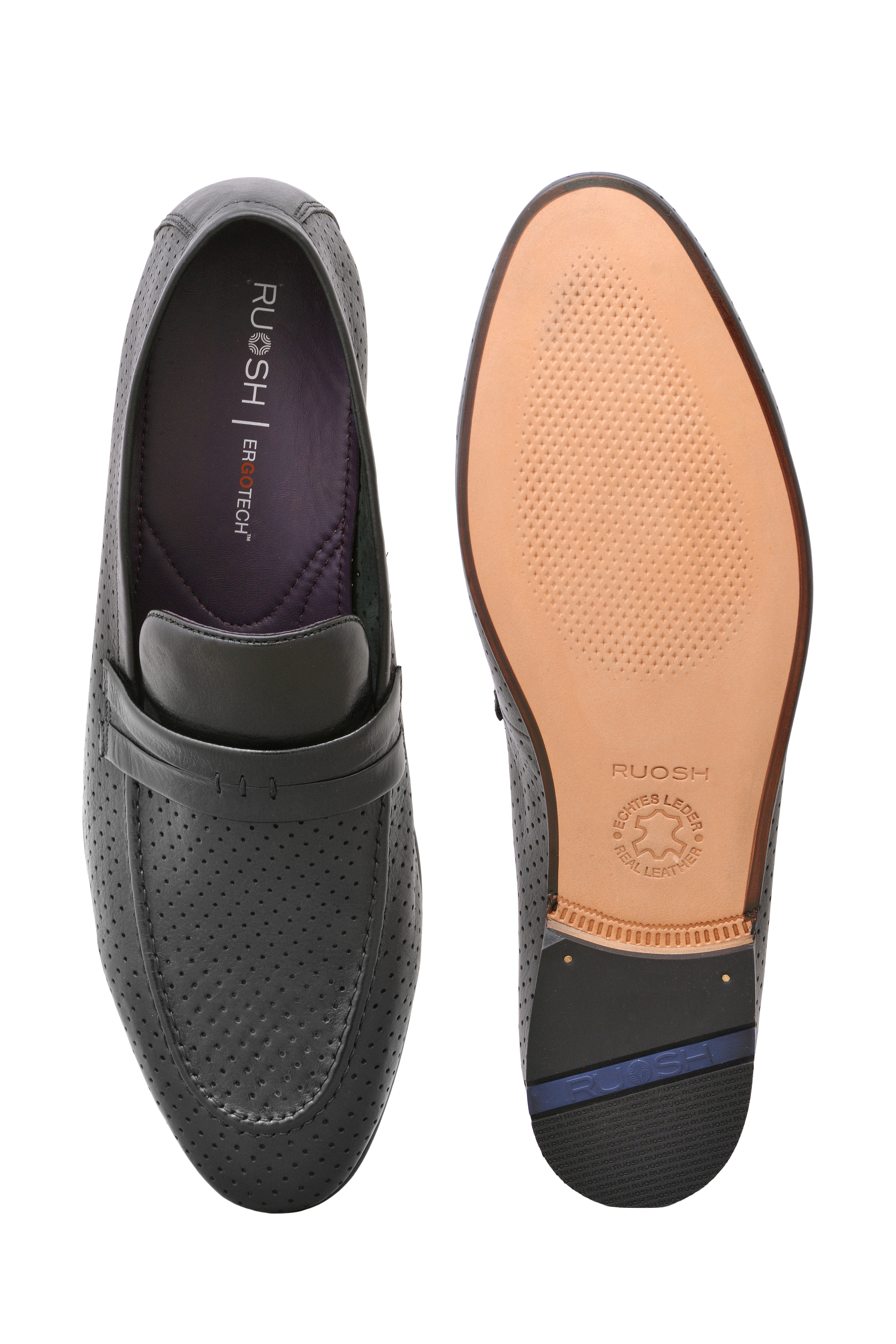 Black Formal Slip-ons