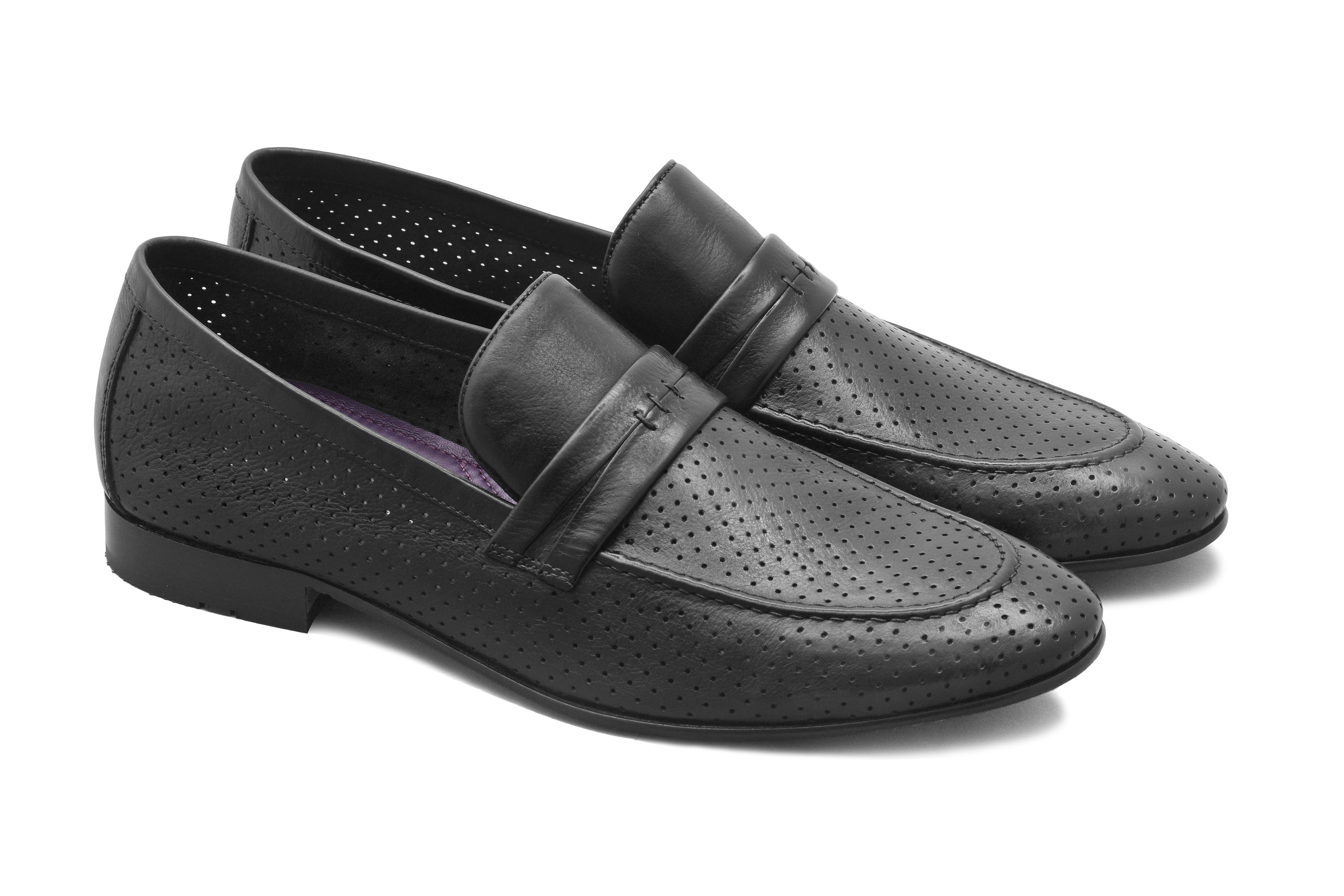 Black Formal Slip-ons