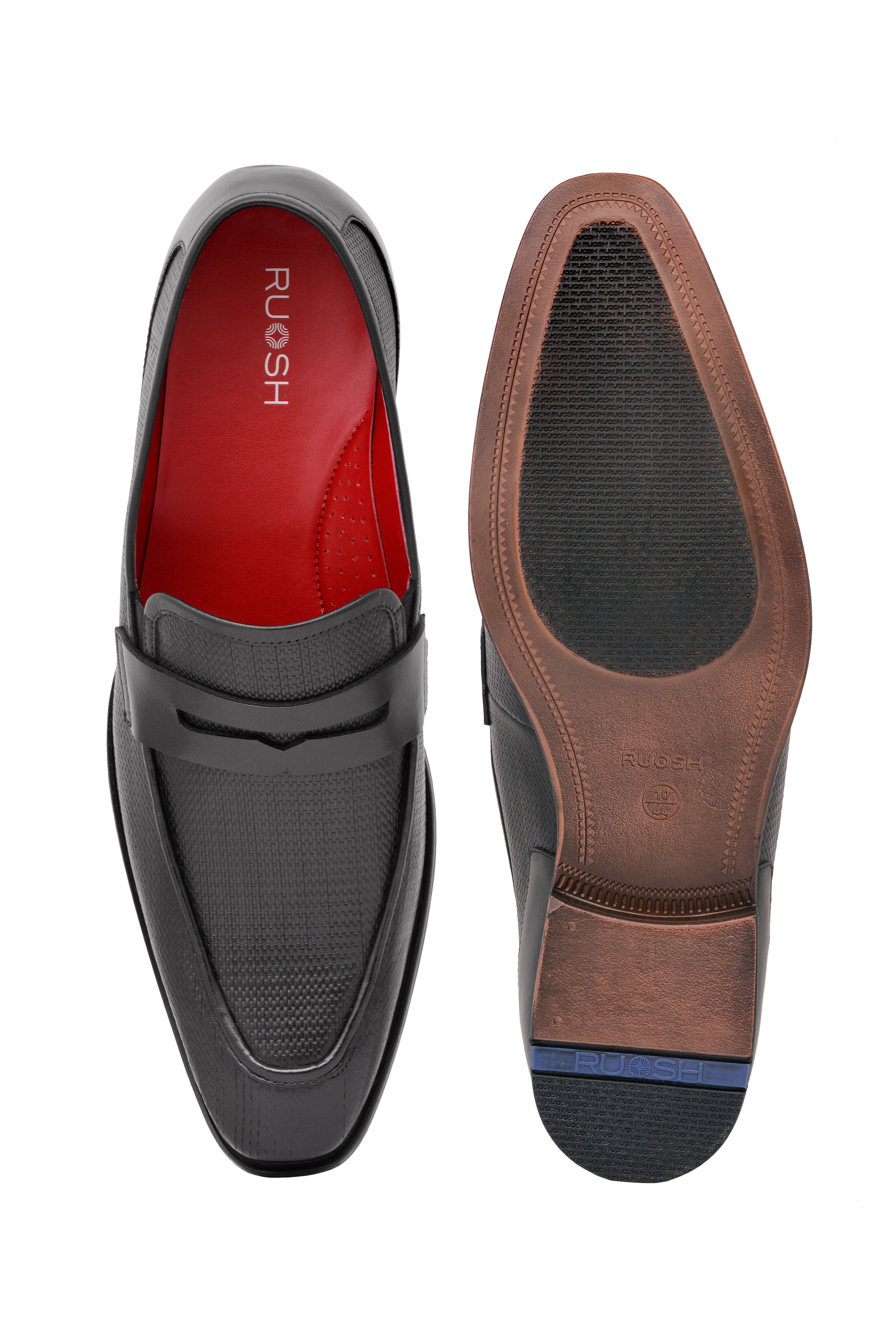 Black Formal Slip-ons