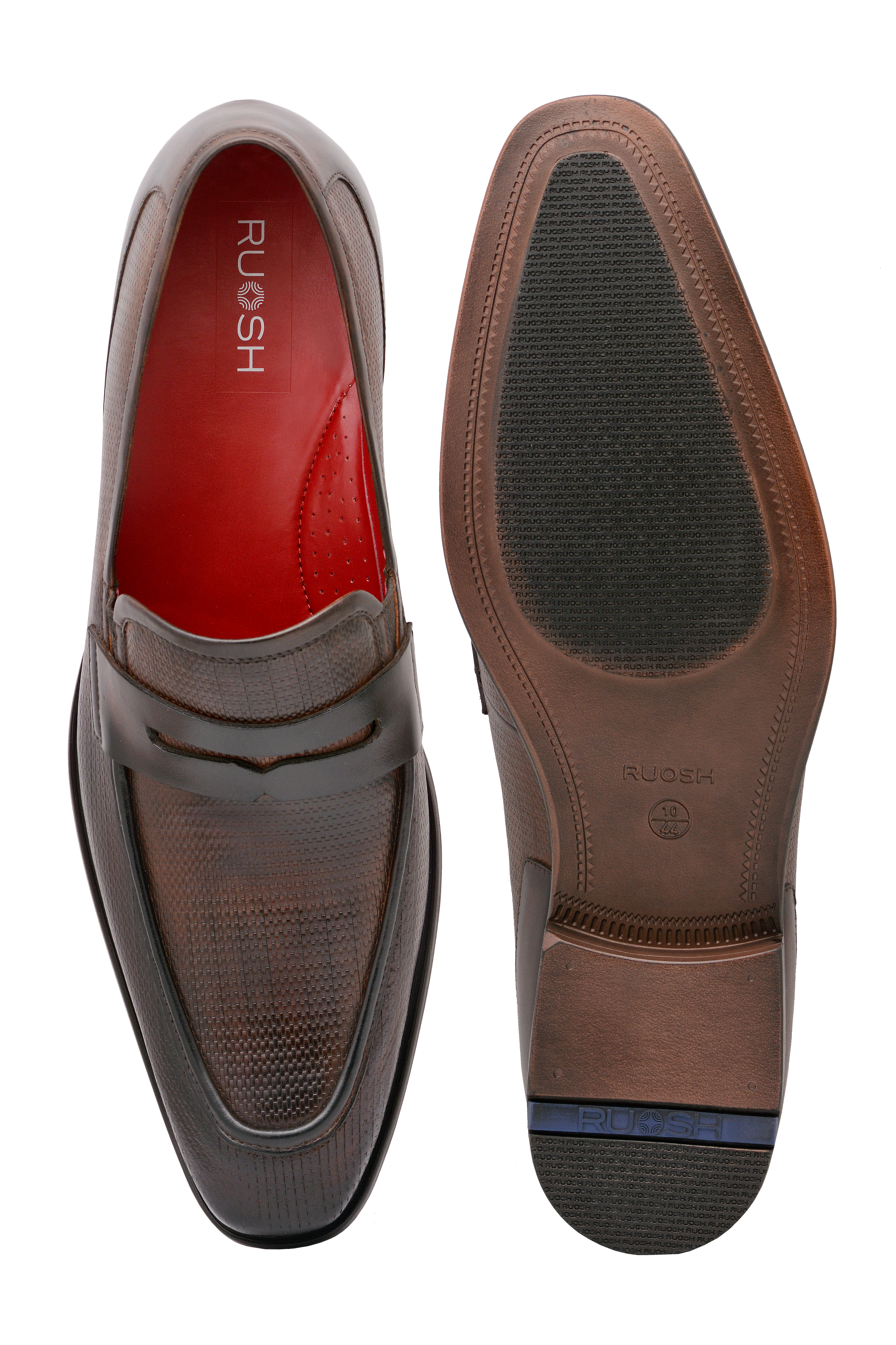 Brown Formal Slip-ons