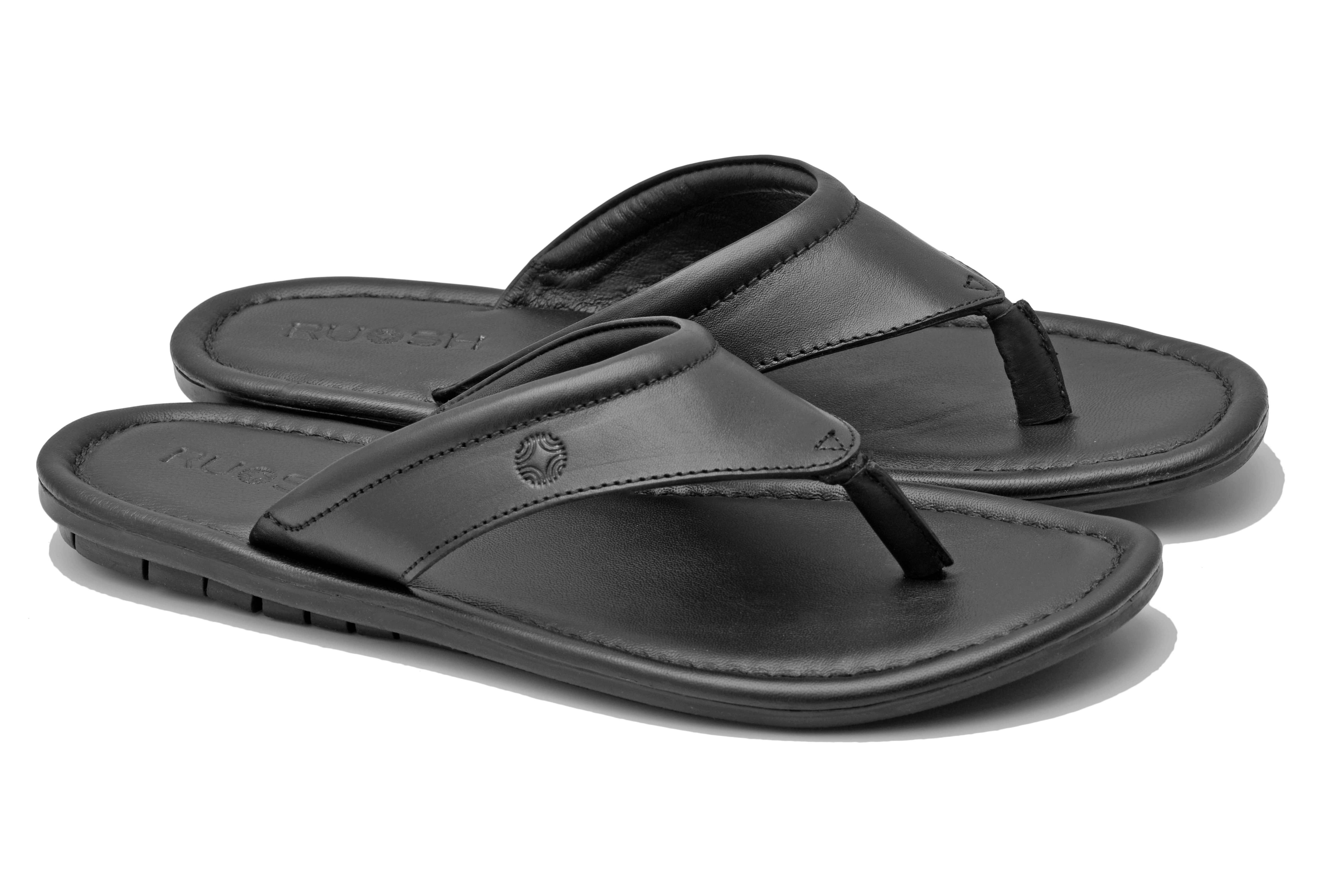 Black Flip Flops