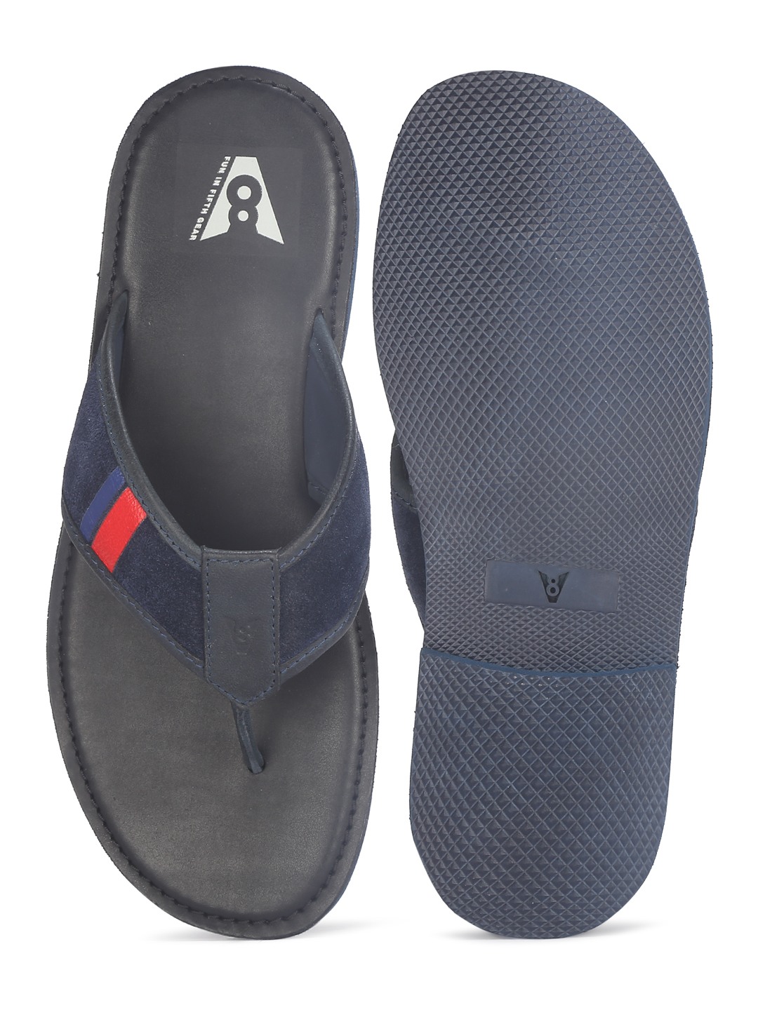 V8 Men Open Sandal-Navy