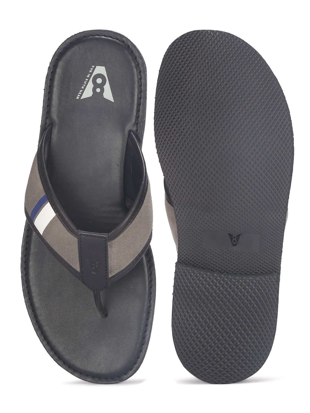 V8 Men Open Sandal-Grey