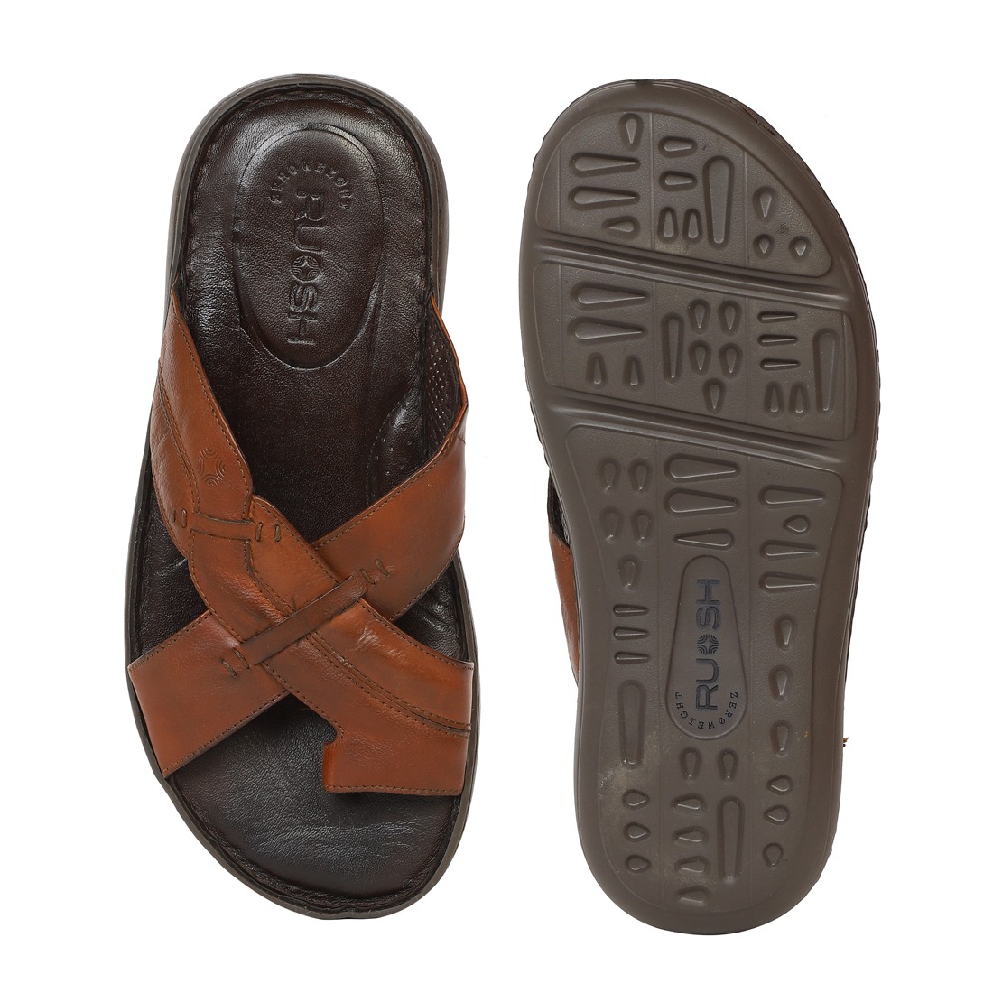 Ruosh Mens Footwear Open Slipper