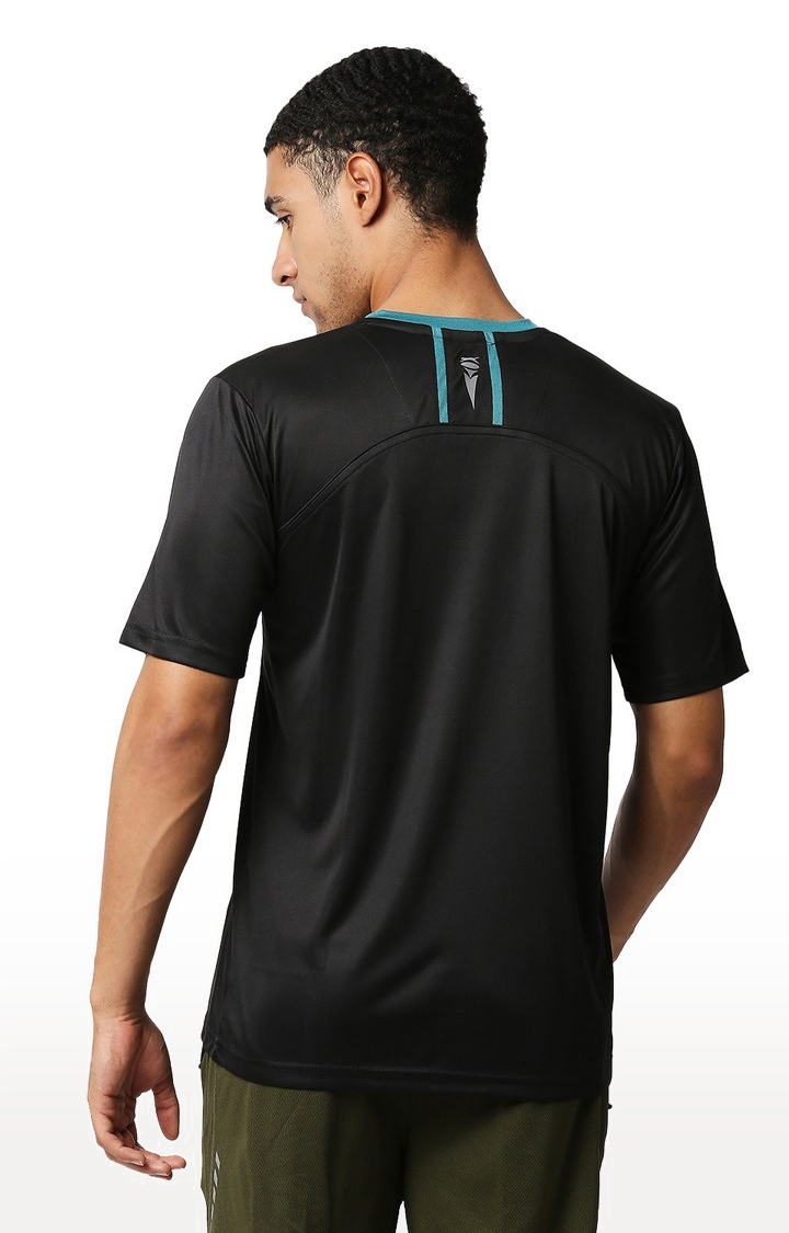 BLACK PANTHER | Men's Black Polyester T-Shirts 3