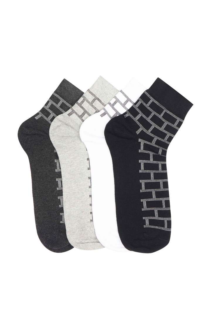 Multicoloured Checked Socks