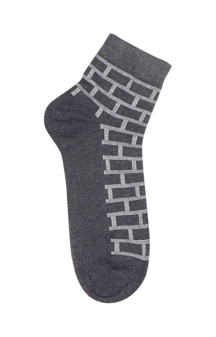 Multicoloured Checked Socks