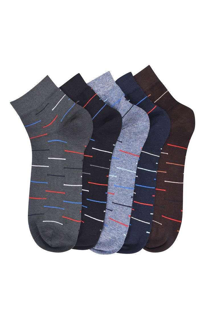 Multicoloured Printed Socks