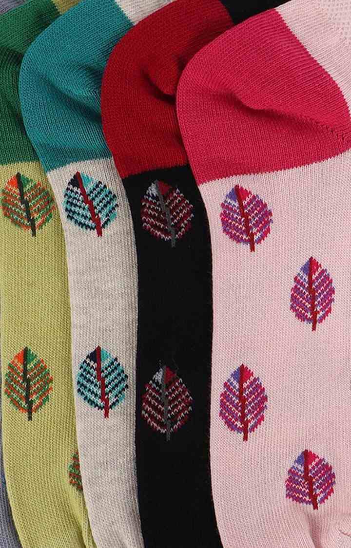 Multicoloured Printed Socks