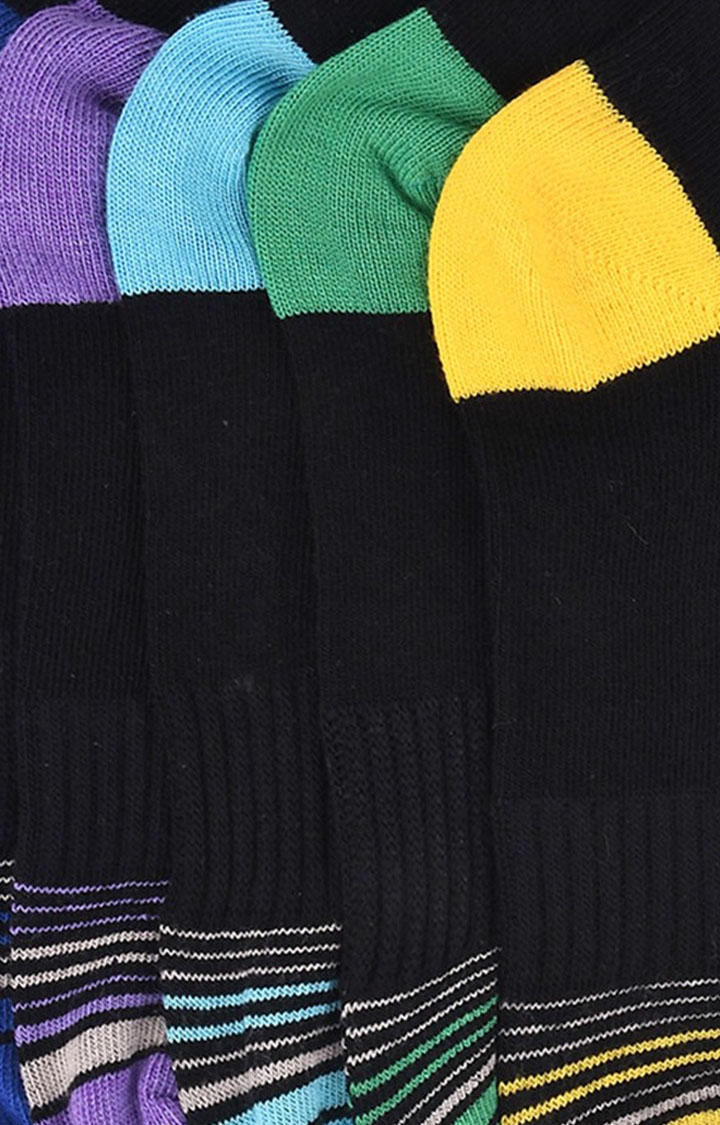 MARC | Black Solid Socks 1