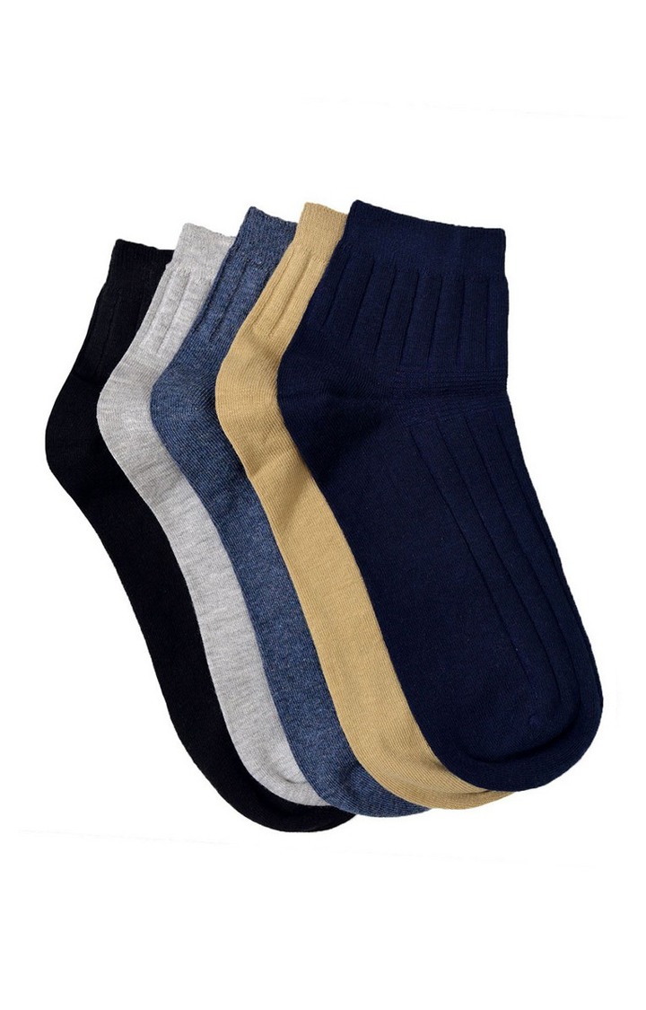 Multicoloured Melange Socks
