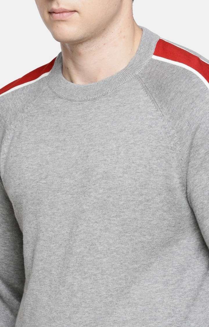 Men's Grey Melange Sweaters