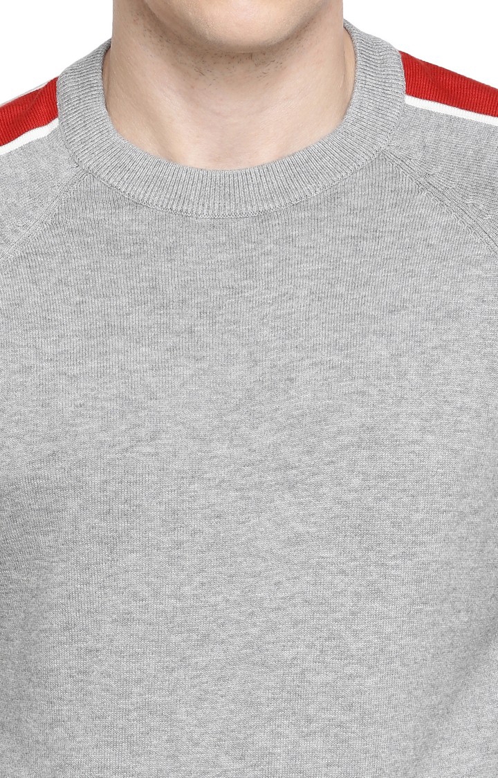 celio | Men's Grey Melange Sweaters 3